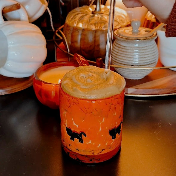 Salted Caramel Maple Whipped Iced Coffee