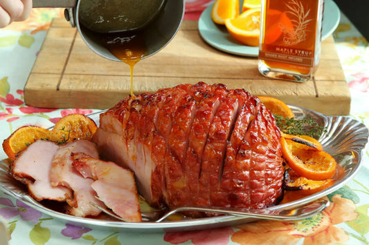Runamok Maple - Recipe Baked Ham with Ginger-Orange Maple Glaze