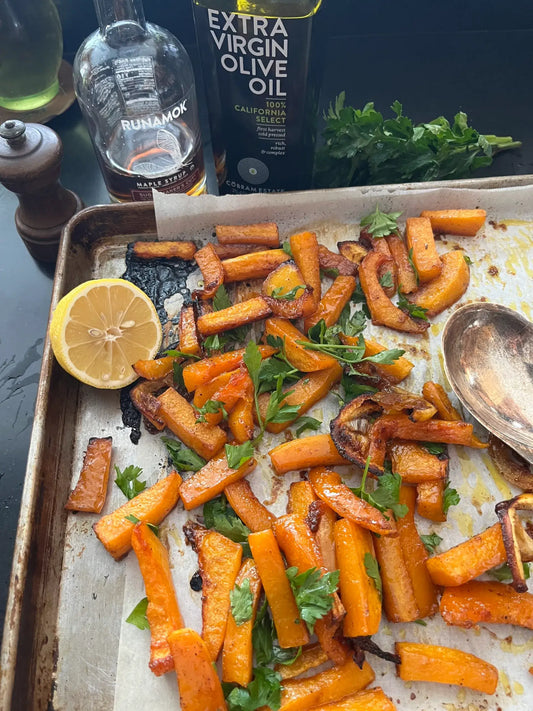 Runamok Maple - Recipe Lemony Maple Roasted Squash