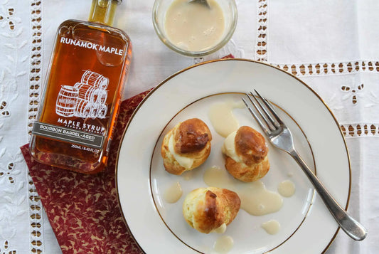 Runamok Maple - Recipe Maple Cream Profiteroles