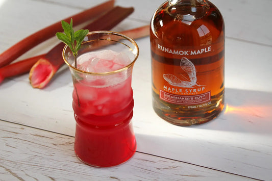 Runamok Maple - Recipe Maple Rhubarb Sling