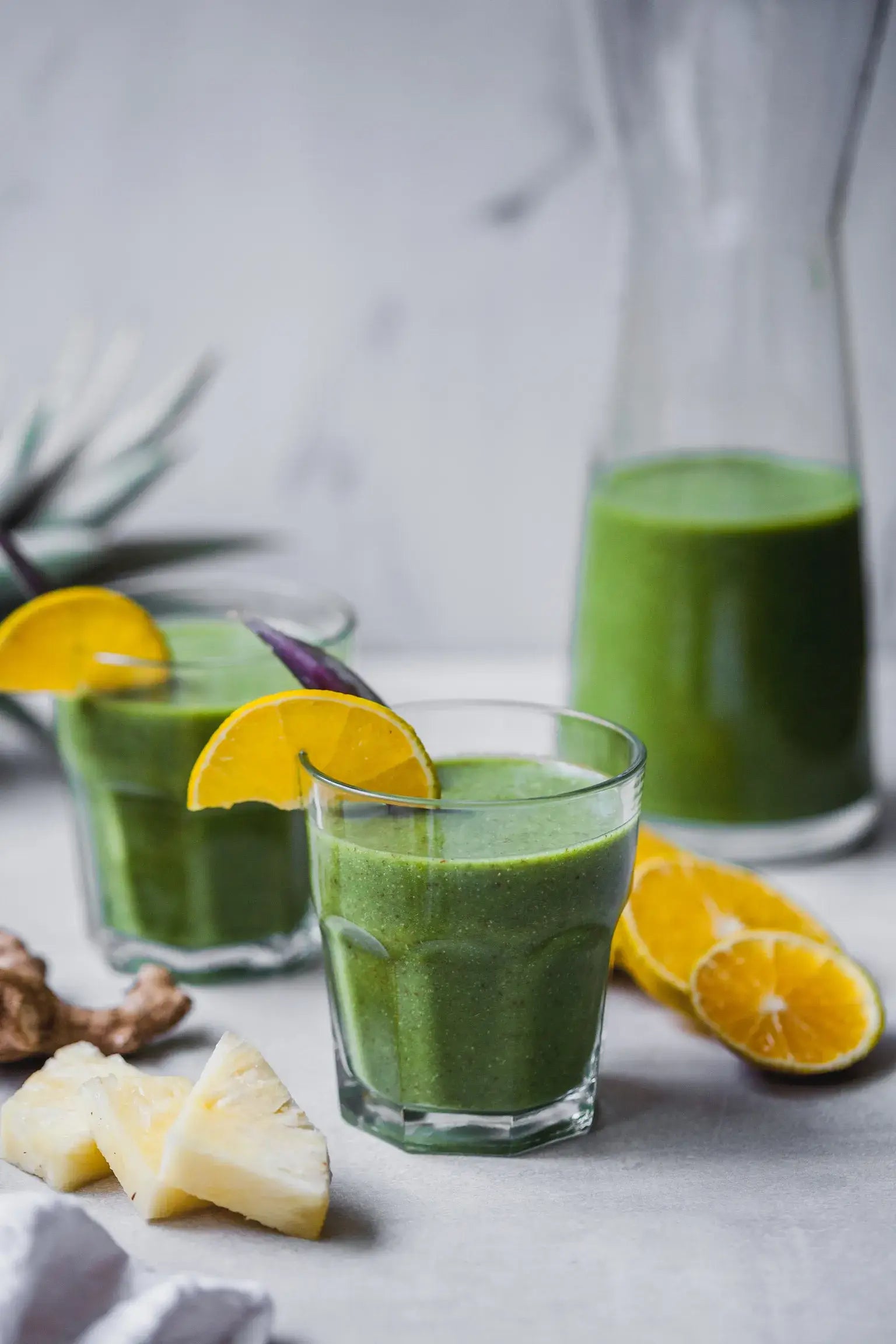Runamok Maple - Recipe Pineapple Citrus Ginger Green Smoothie