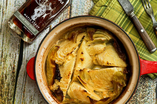 Runamok Maple - Recipe Roasted Cabbage with Horseradish, Cream and Maple