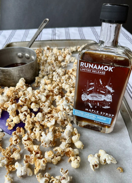 Runamok Maple - Recipe Salted Caramel Maple Popcorn