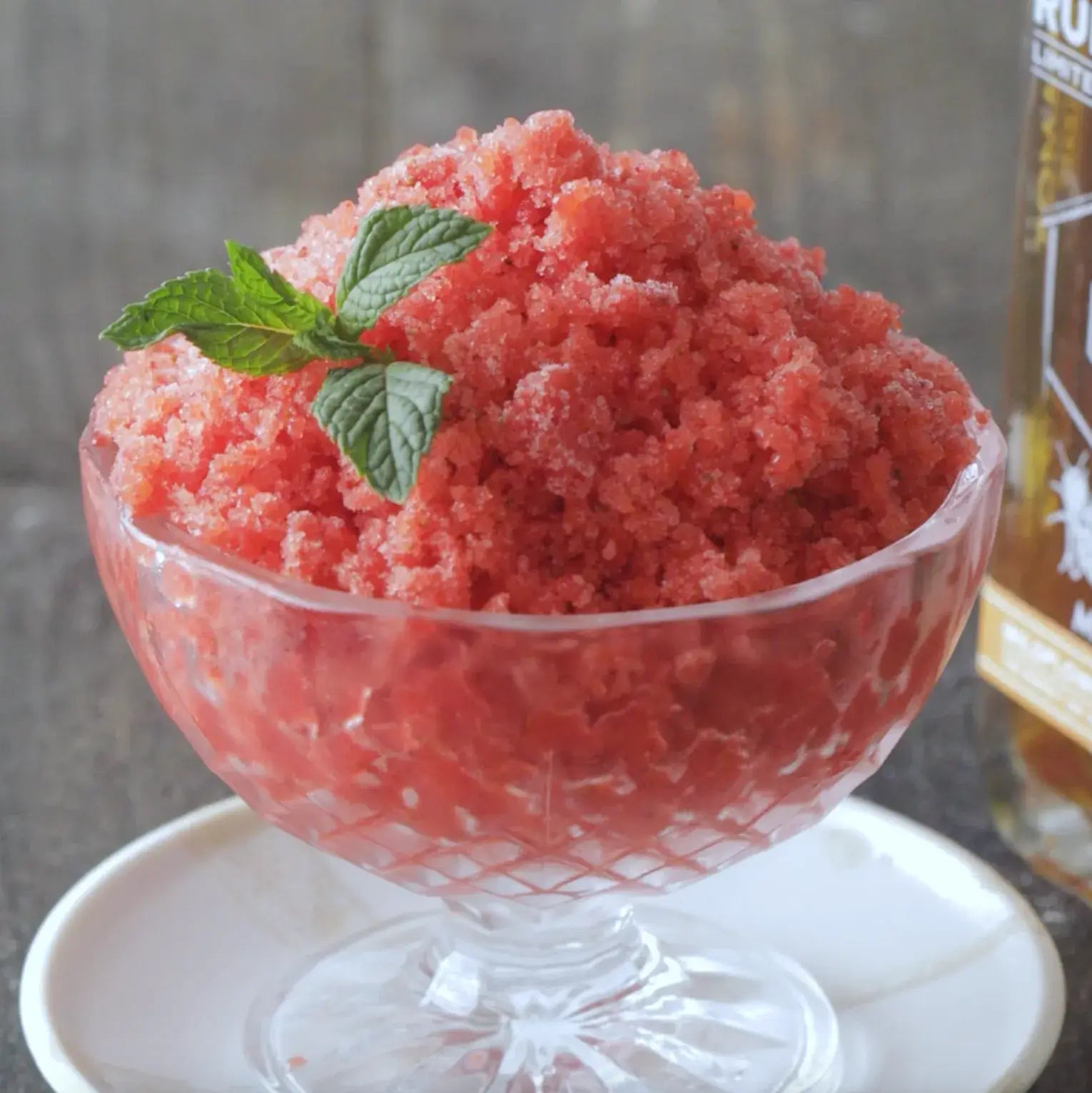 Runamok Maple - Recipe Strawberry Maple Granita