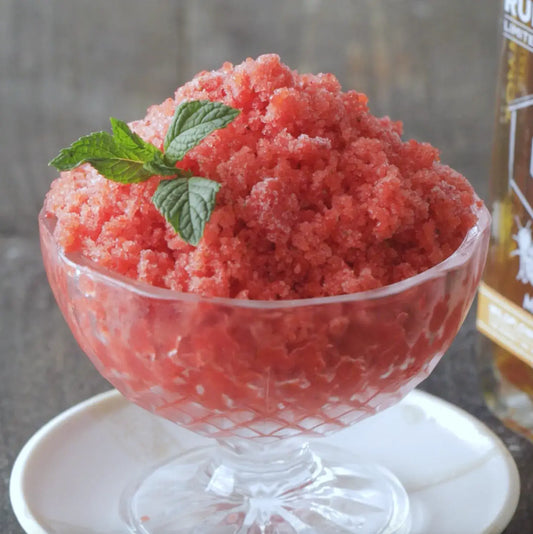 Runamok Maple - Recipe Strawberry Maple Granita