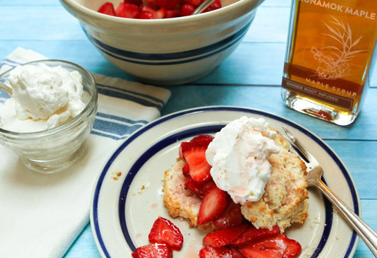 Runamok Maple - Recipe Strawberry Shortcake with Ginger Infused Maple