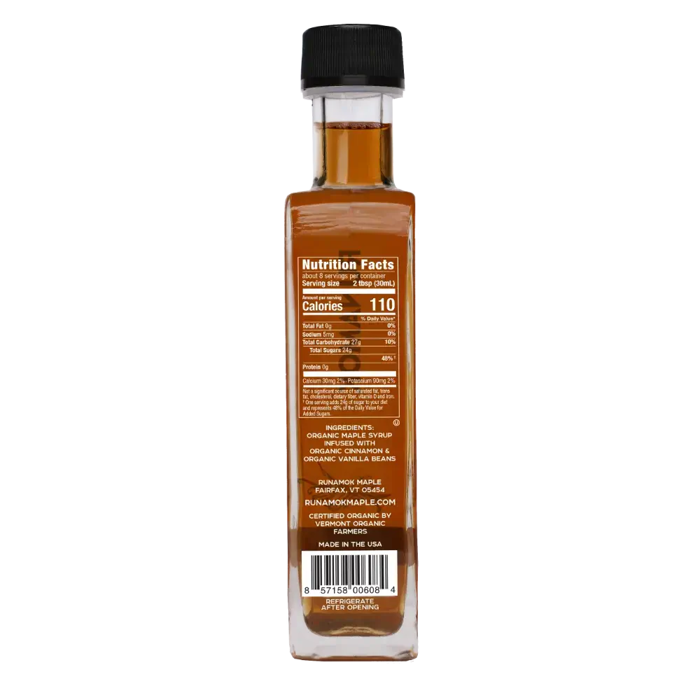 Runamok Maple Syrup - Cinnamon + Vanilla Infused Maple Syrup - 11