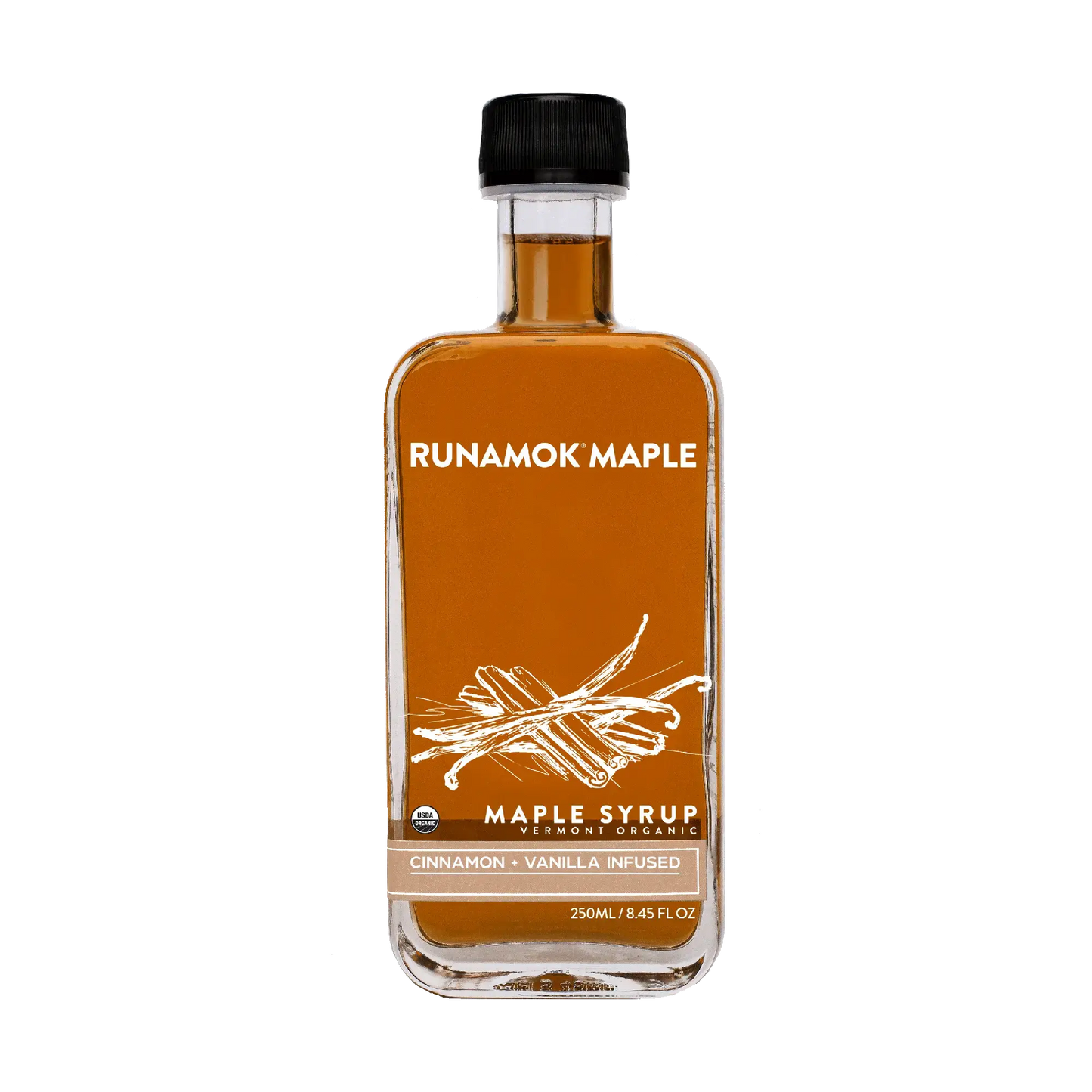 Runamok Maple Syrup - Cinnamon + Vanilla Infused Maple Syrup - 8