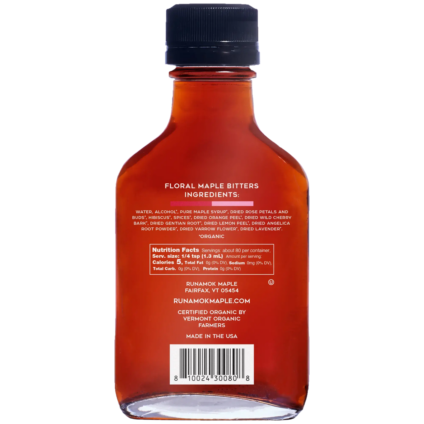 Runamok Maple Syrup - +Floral Maple Bitters - 7