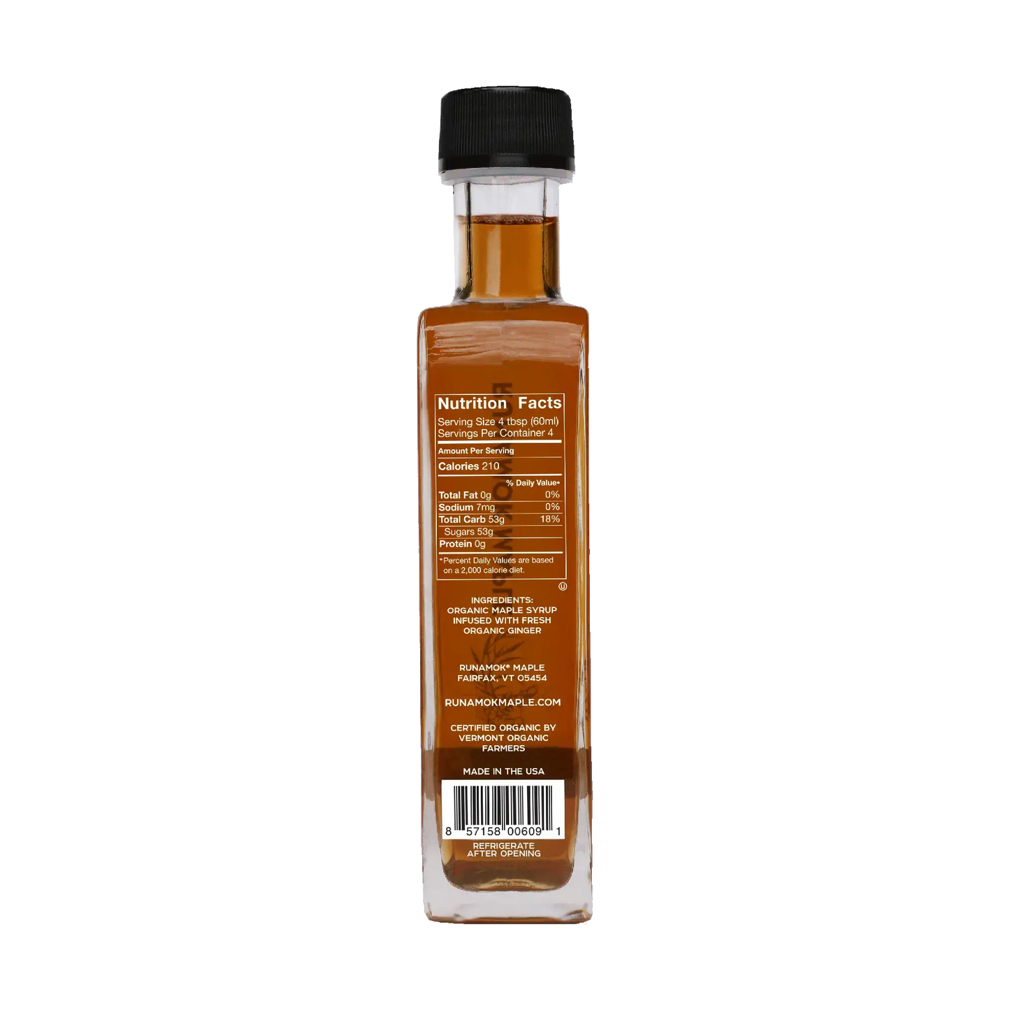 Runamok Maple Syrup - +Ginger Root Infused Maple Syrup - 10