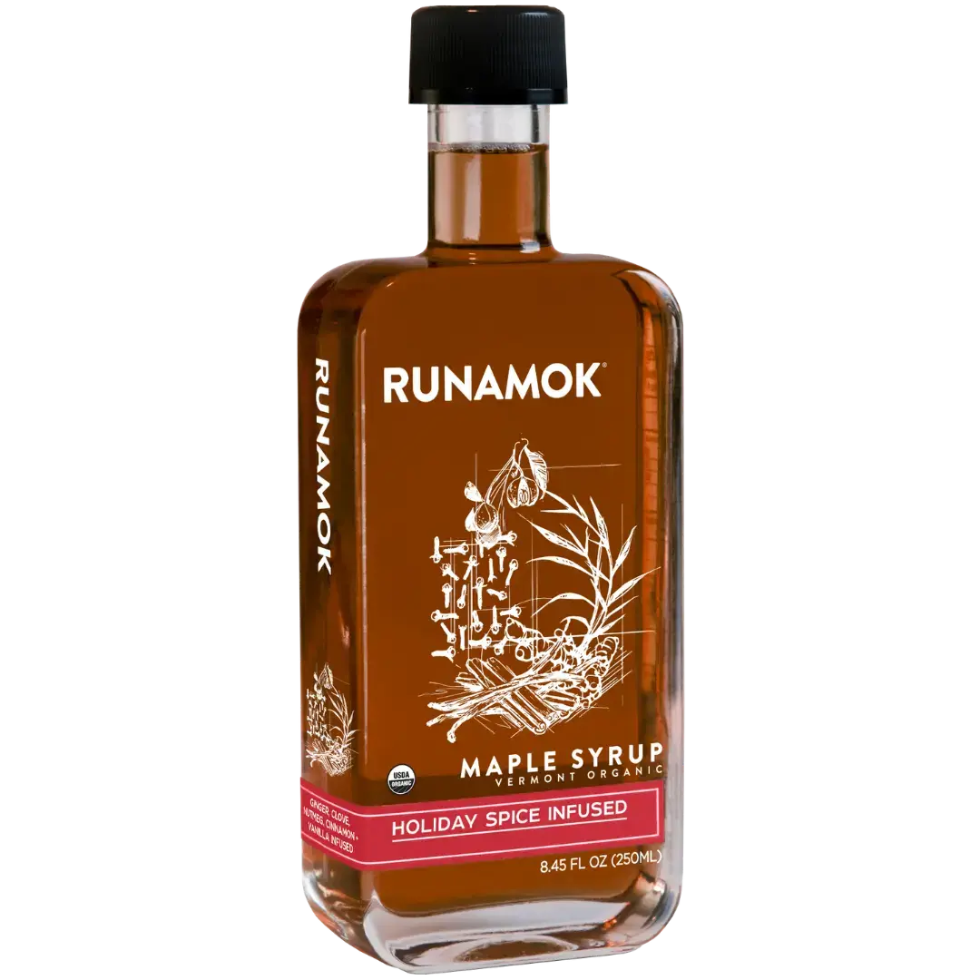 Runamok Maple Syrup - Holiday Spice Infused Maple Syrup - 1