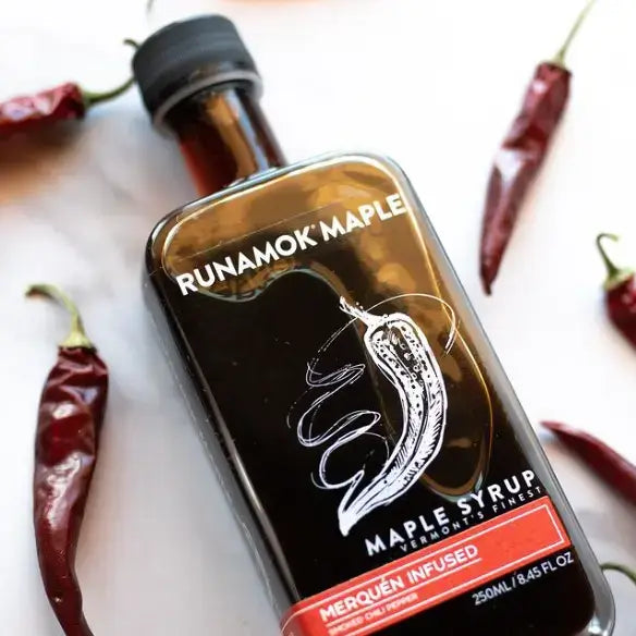 Runamok Maple Syrup - Hot + Spicy Maple Syrup (Smoked Chili Pepper Infused) - 2