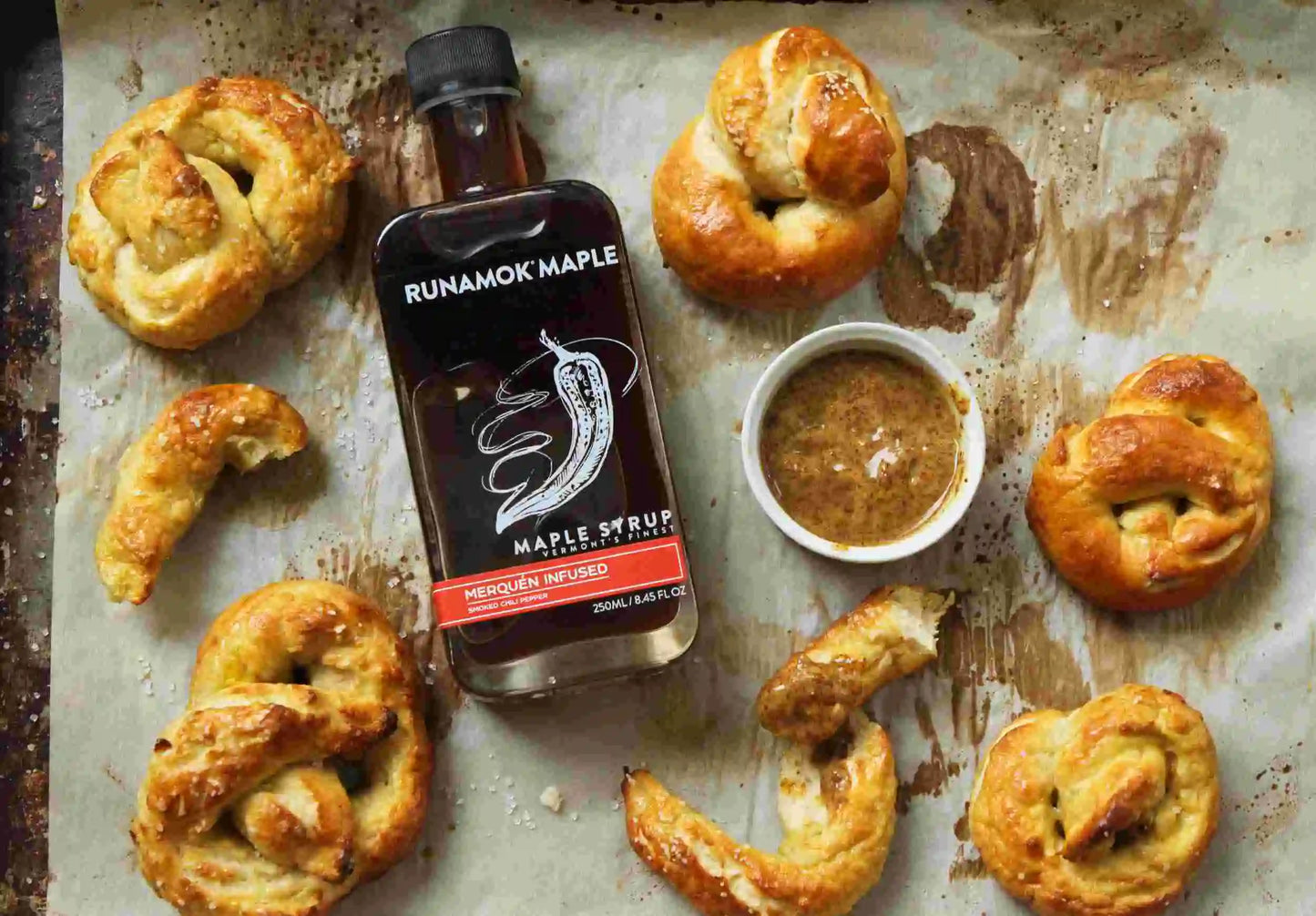 Runamok Maple Syrup - Hot + Spicy Maple Syrup (Smoked Chili Pepper Infused) - 3