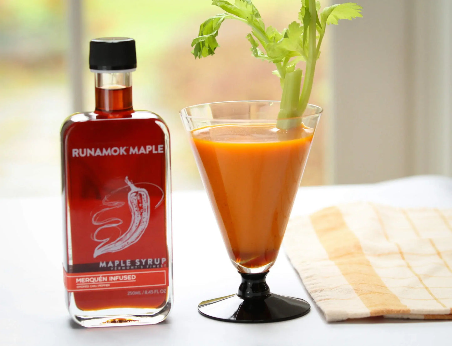 Runamok Maple Syrup - Hot + Spicy Maple Syrup (Smoked Chili Pepper Infused) - 5