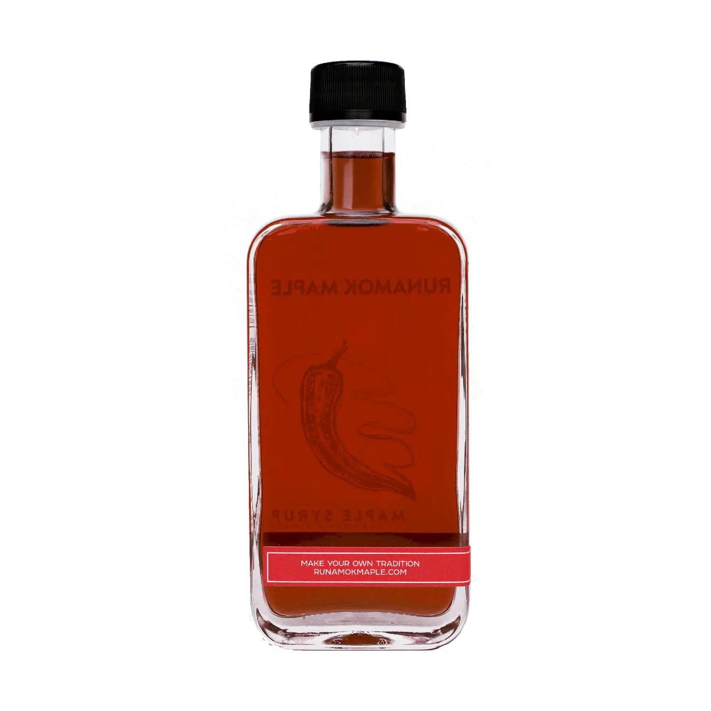 Runamok Maple Syrup - Hot + Spicy Maple Syrup (Smoked Chili Pepper Infused) - 6