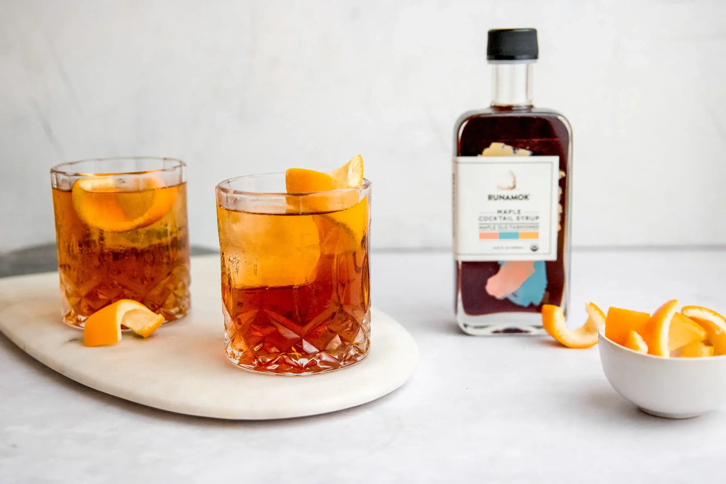 Runamok Maple Syrup - Old Fashioned Collection: Maple Cocktail Mixers Gift Box - 3