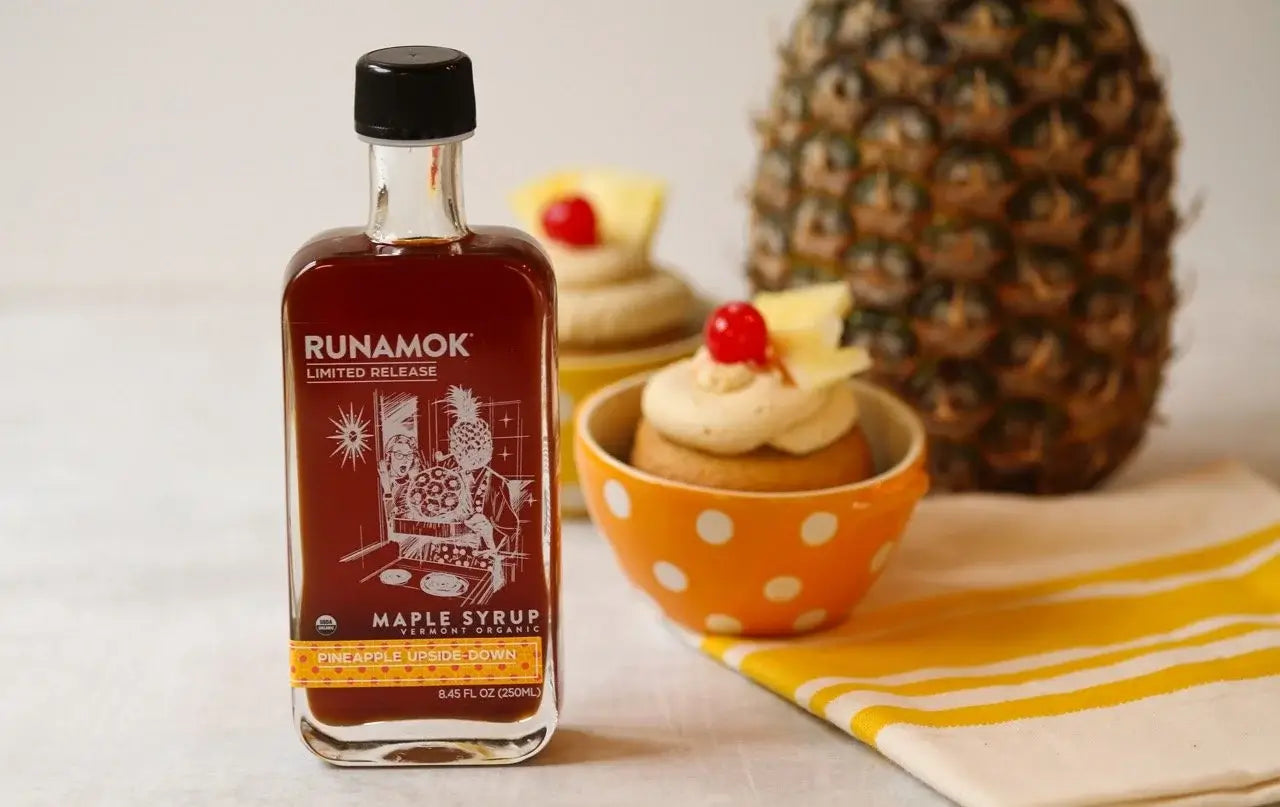 Runamok Maple Syrup - Pineapple Upside Down Infused Maple Syrup- 3