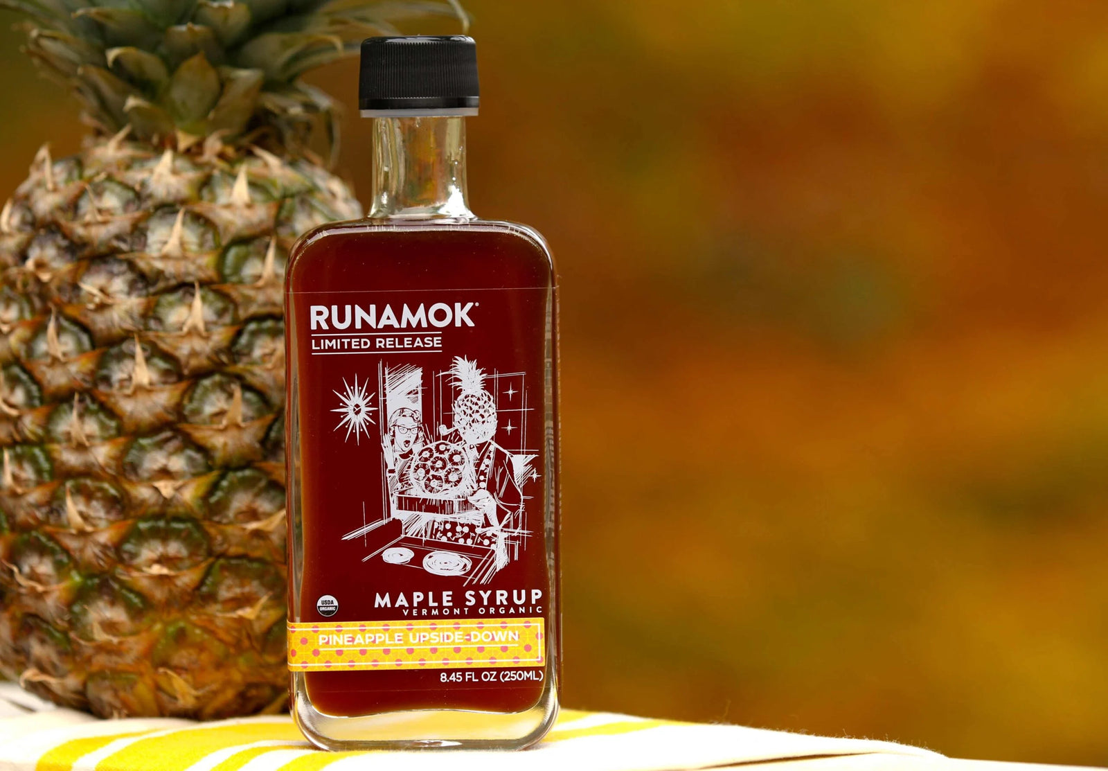 Pineapple Upside Down Infused Maple Syrup