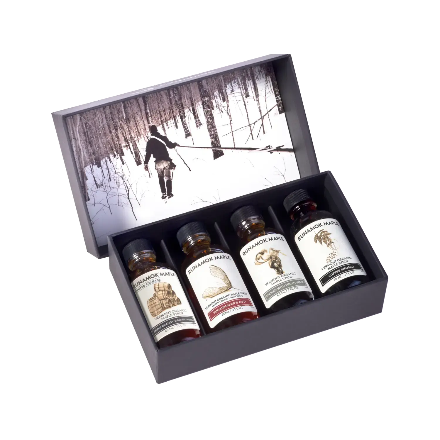 Runamok Maple Syrup - Vermonter's Collection: Small Maple Syrup Gift Box - 1
