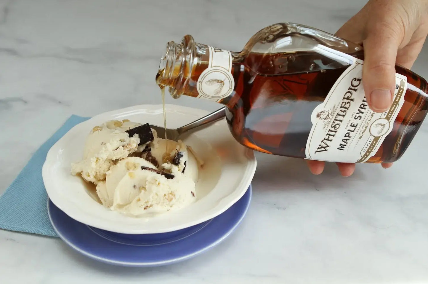 Runamok Maple Syrup - WhistlePig® Rye Whiskey Barrel-Aged Maple Syrup- 8