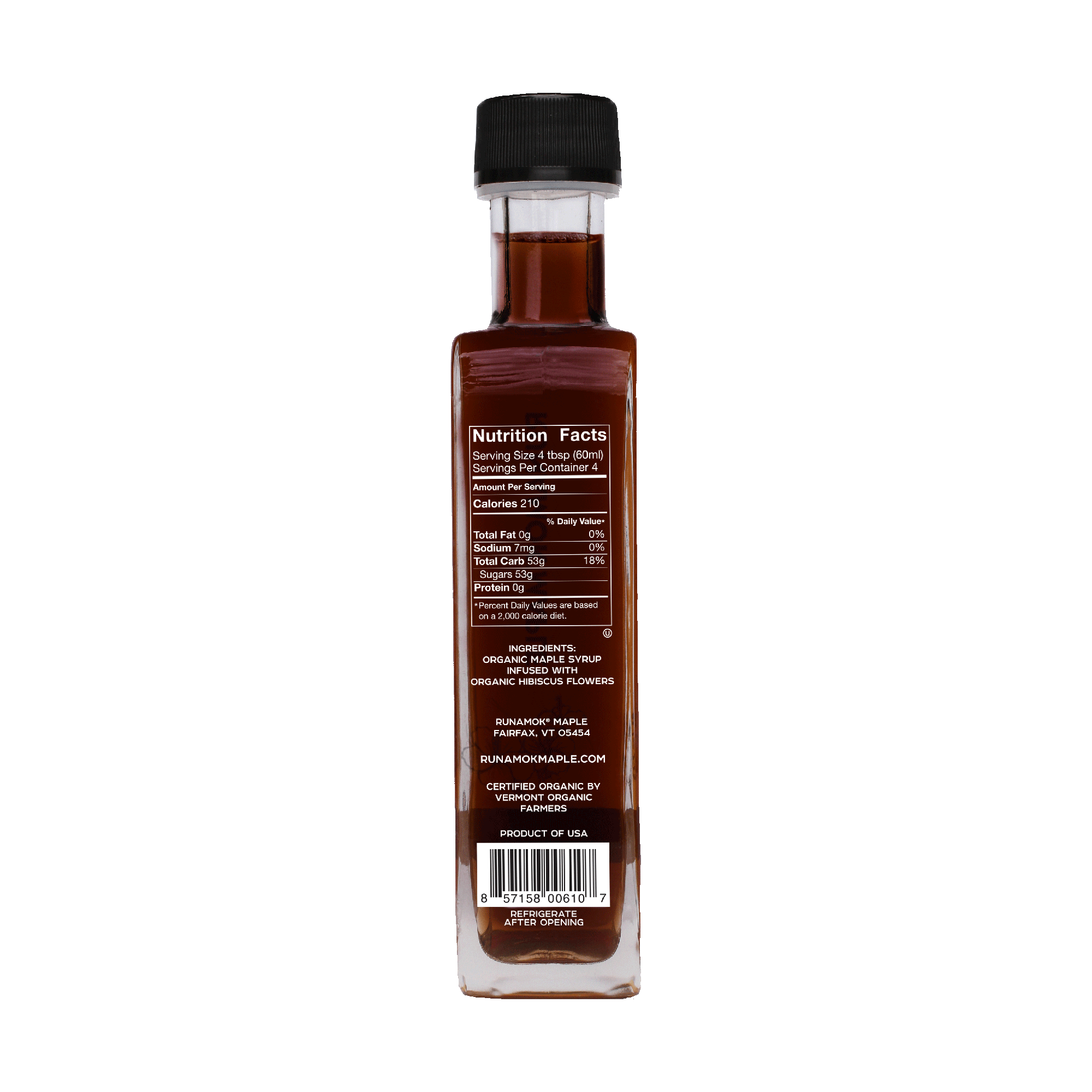 Hibiscus Infused Maple Syrup Runamok 2325