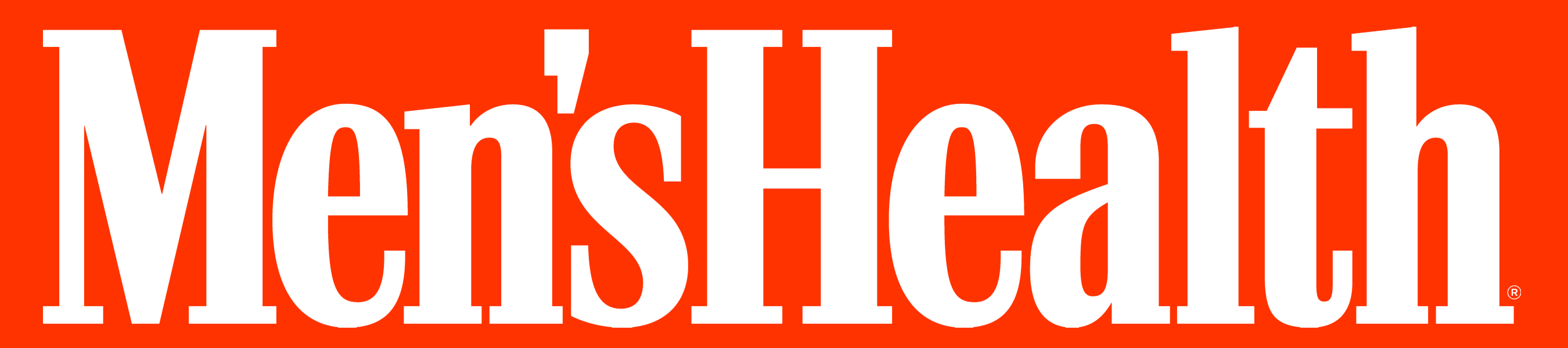 Mens Health logo orange bg