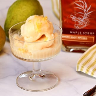 Pear Ginger Maple Sorbet by Runamok