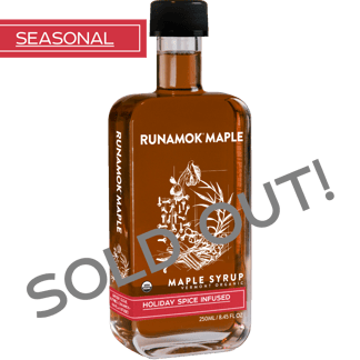 Holiday Spice Infused Maple Syrup by Runamok Maple