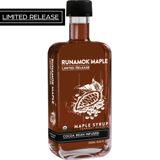 Cocoa Bean Infused Maple Syrup by Runamok Maple