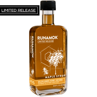 Wildflower Honey Infused Maple Syrup by Runamok Maple