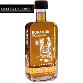 Pineapple Upside Down Maple Syrup by Runamok