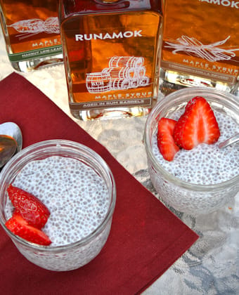 Chia Pudding with Maple Syrup by Runamok Maple