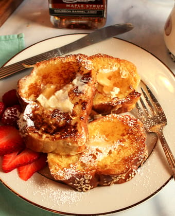 Challah French Toast by Runamok Maple