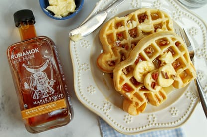 Banana Rum Infused Maple Syrup by Runamok