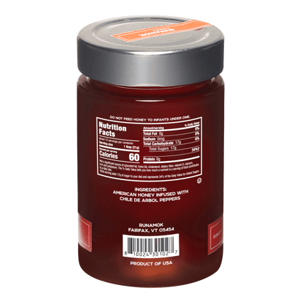 Chile de Arbol Infused Honey by Runamok 2