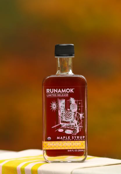 Pineapple Upside Down Maple Syrup by Runamok