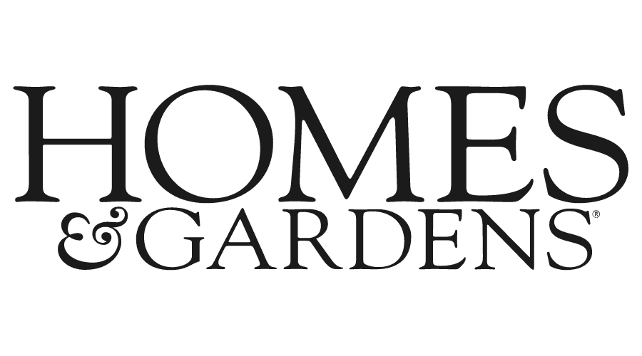 homes and gardens logo vector