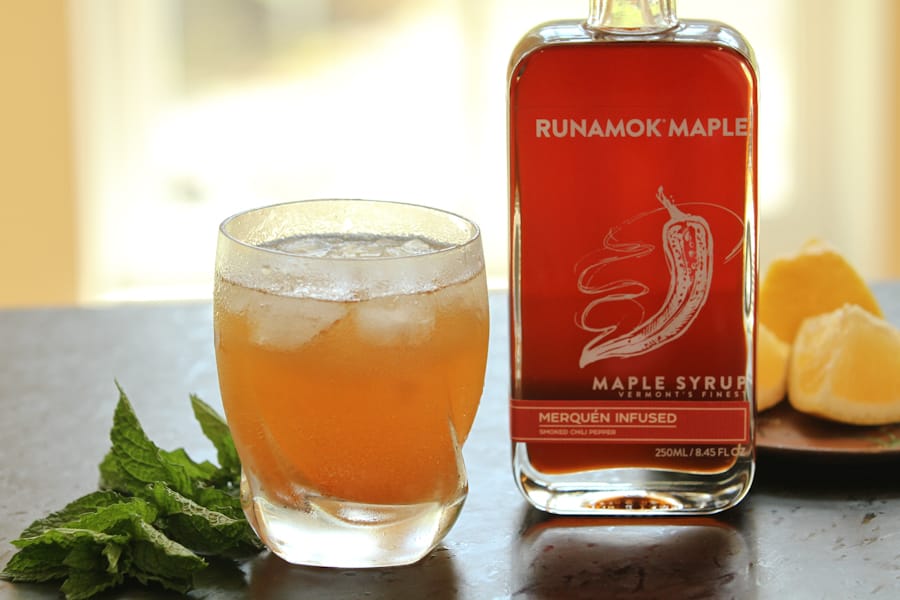 Spicy maple cocktail by Runamok Maple