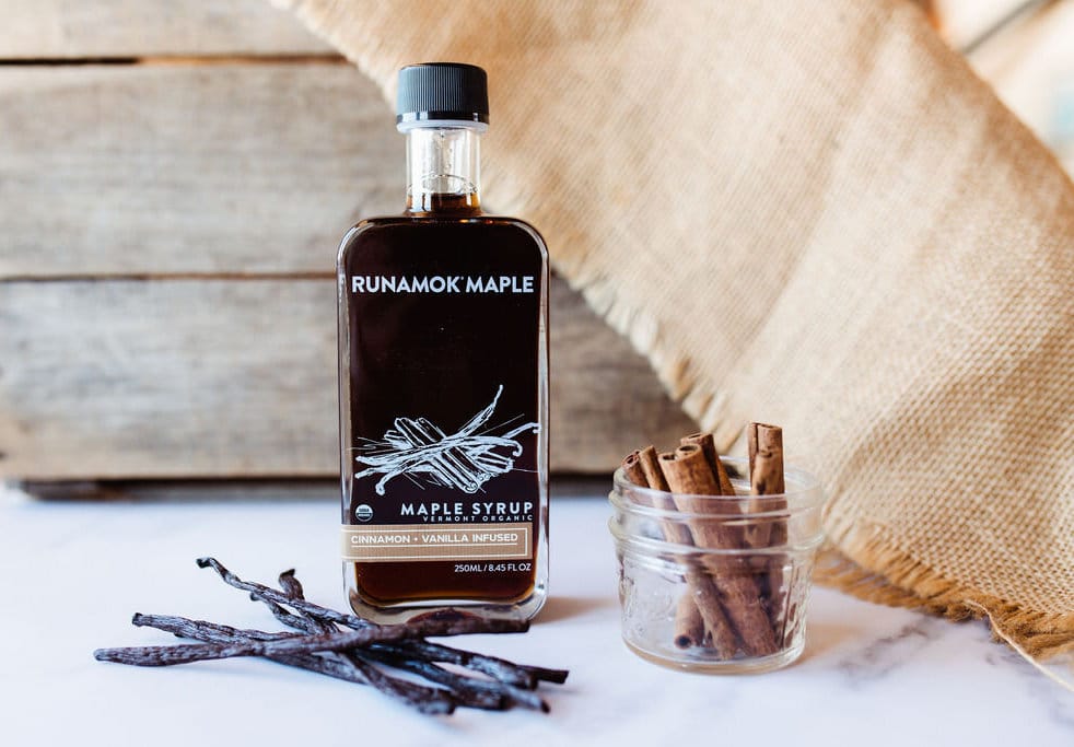 Cinnamon + Vanilla Infused Maple Syrup by Runamok Maple