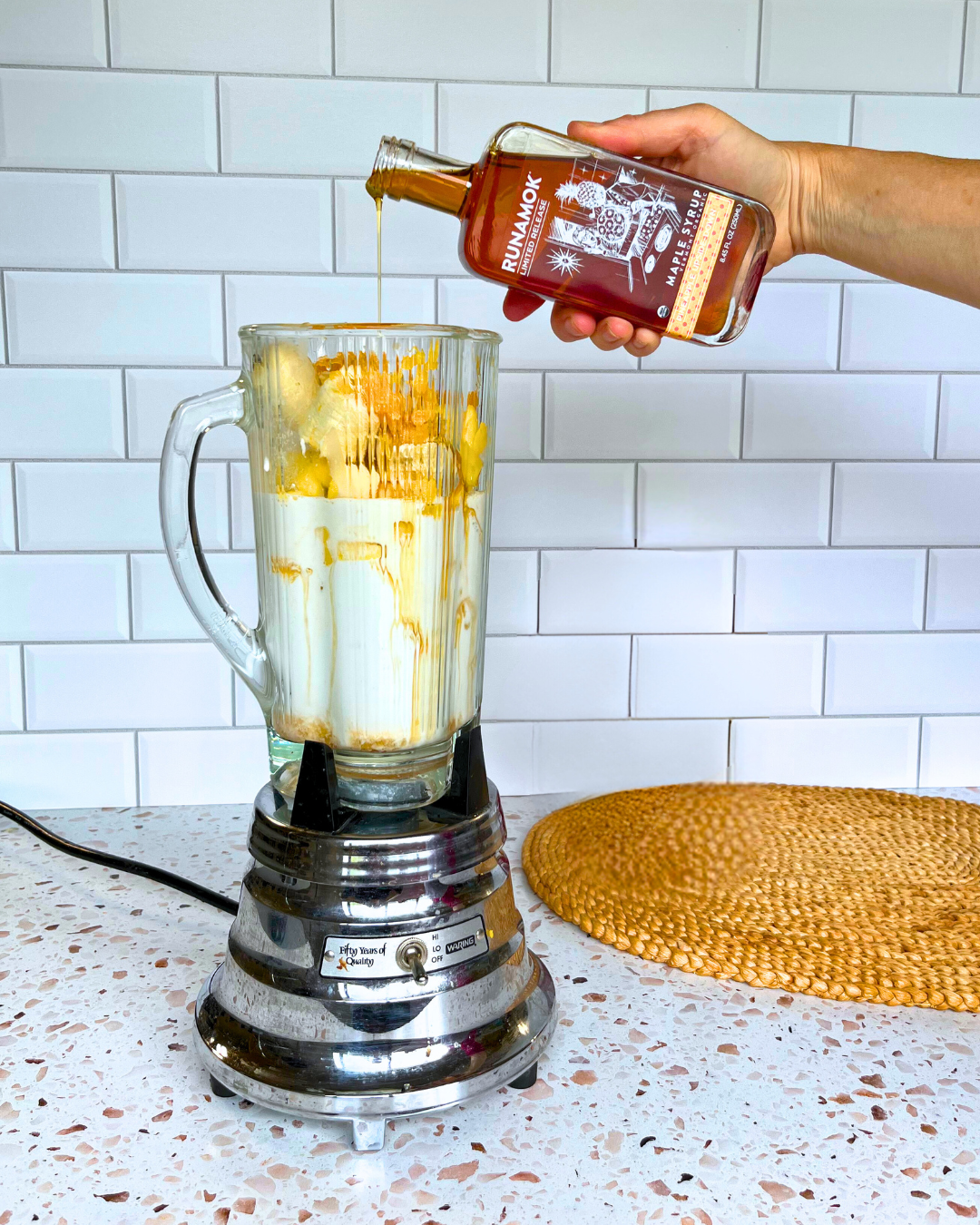 Coconut Banana Mango Smoothie
