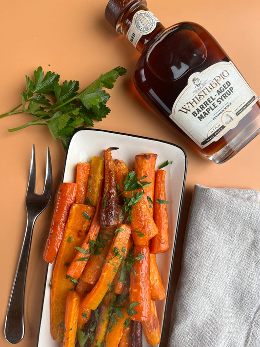Maple Glazed Roasted Carrots