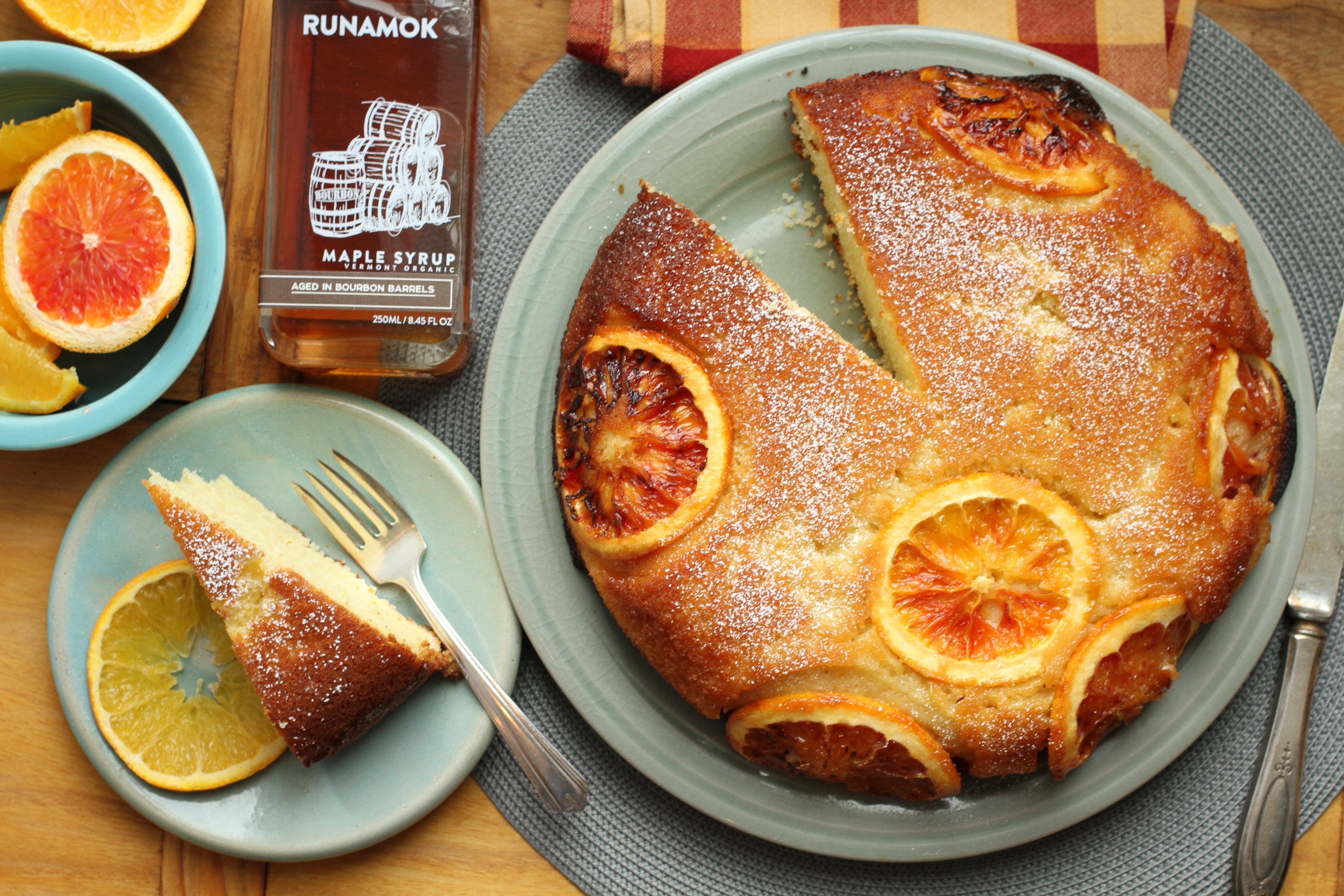 Maple and Orange Tea Cake