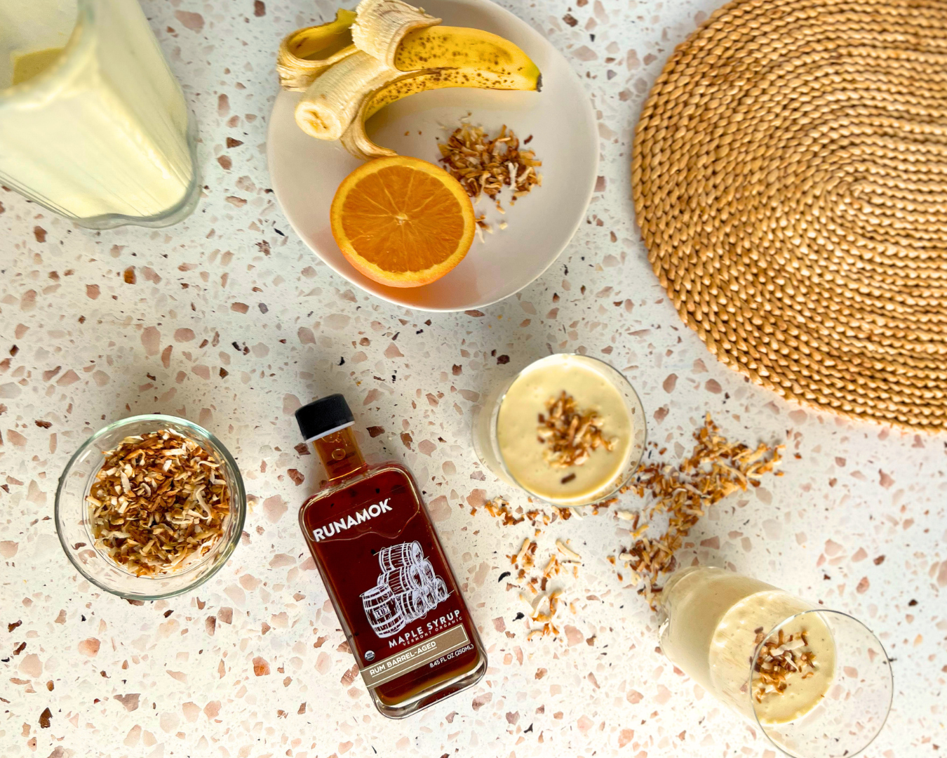 Coconut Banana Mango Smoothie