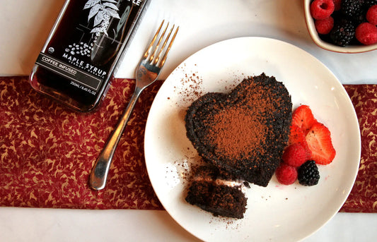 Runamok Maple - Recipe Chocolate Ice Cream Cake with Coffee or Cocoa Infused Maple