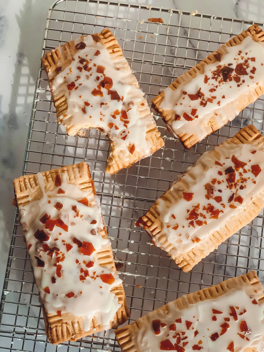 Cocoa Bean Maple Syrup Pop Tarts with Maple Candies