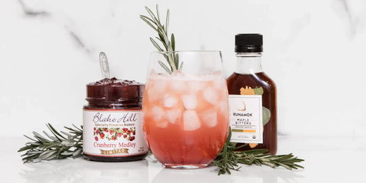 Runamok Maple - Recipe Cranberry Bourbon Fizz