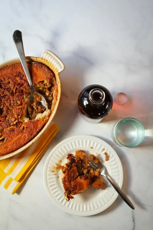 Runamok Maple - Recipe Maple Bourbon Banana Pudding Cake