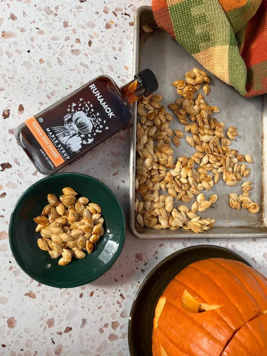 Maple Glazed Pumpkin Seeds