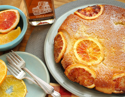 Runamok Maple - Recipe Maple and Orange Tea Cake